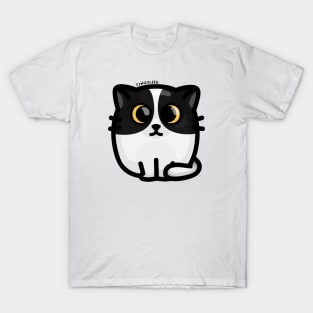 Chonky Boi - Kitty (Black and White) T-Shirt